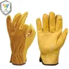 OZERO New Men's Work Gloves Cowhide Driver Security Protection Wear Safety Workers Welding Moto Gloves For Men 1008 ► Photo 1/6