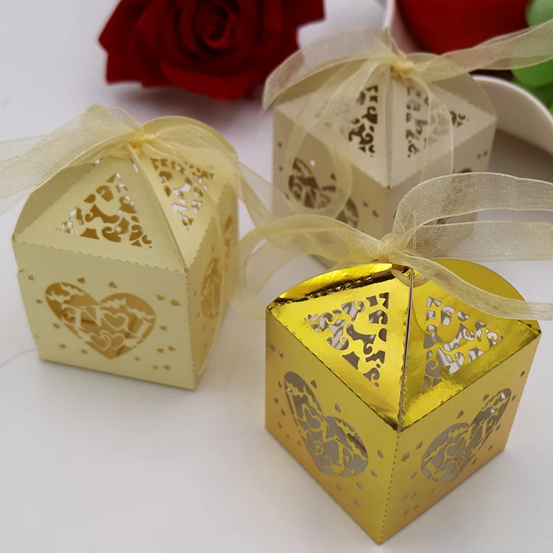 50 шт. Подарочная коробка для конфет в форме сердца|holiday supplies|holiday decorationholiday candy |