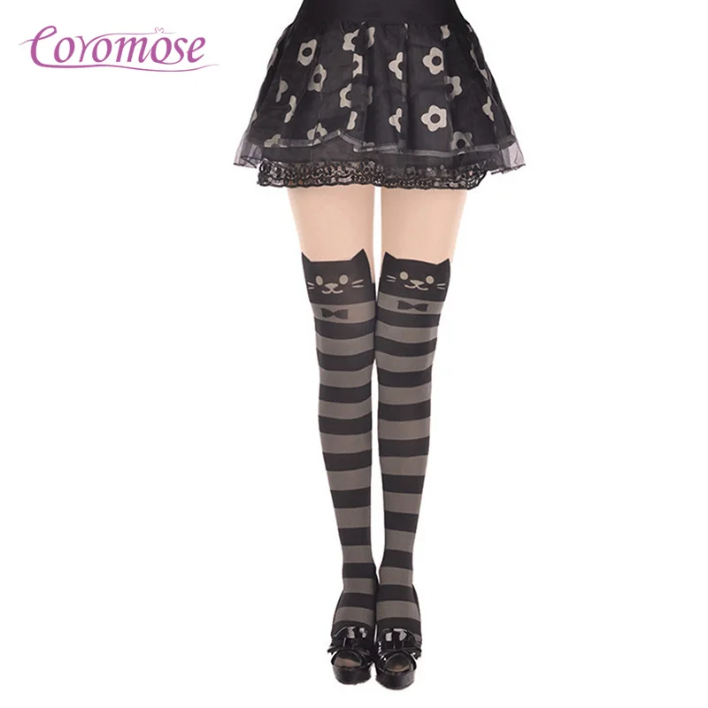 over the knee lace stockings