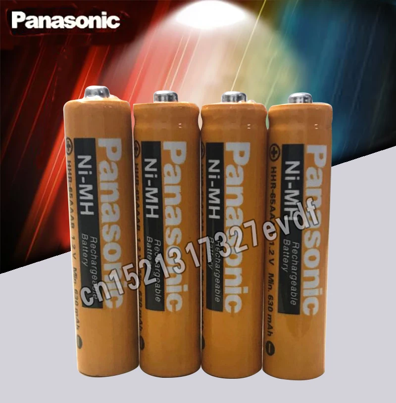 1 шт. аккумулятор Panasonic AAA 1,2 V 630mAh NiHM для зарядки или 1200 раз