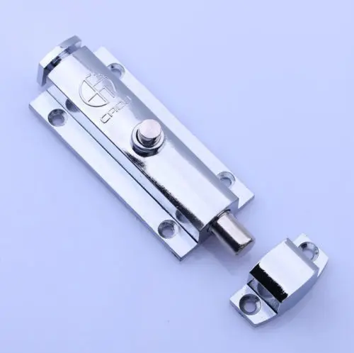 

Door Gate Slide Bolt Lock for Bathroom Toilet Home Safety Catch Latch Loaded Metal Door Kitchen Home Security Barrel Bolt Latch