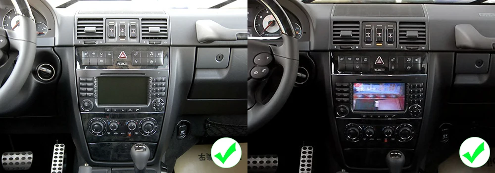 Clearance 4GB android 9.0 car dvd player for Mercedes Benz G Class W463 2001~2008 NTG Multimedia GPS Navigation Map Autoradio WiFI BT 1