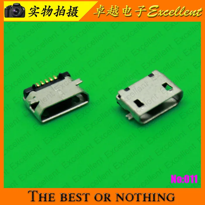 Юйси 100 шт. микро 5pin usb разъем SMT Мобильный Тип B Женский сотовый телефон планшетный