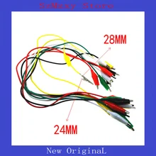 10PCS/lot Small 50CM Alligator Clips Electrical DIY Test Leads Alligator Double-ended Crocodile Clips Roach Clip Test Jumper Wi 2 pcs sheathed alligator clips electrical diy test leads alligator double ended crocodile clips roach electrical jumper wire
