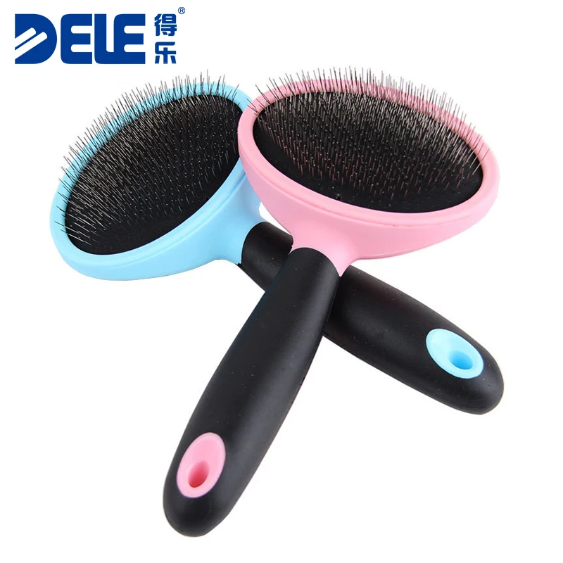

Hoopet Pet Dog Cat Deshedding Comb Nylon Wire Pin Brush Dog Massage Professional Dog Comb Fur Brush Grooming Supplies