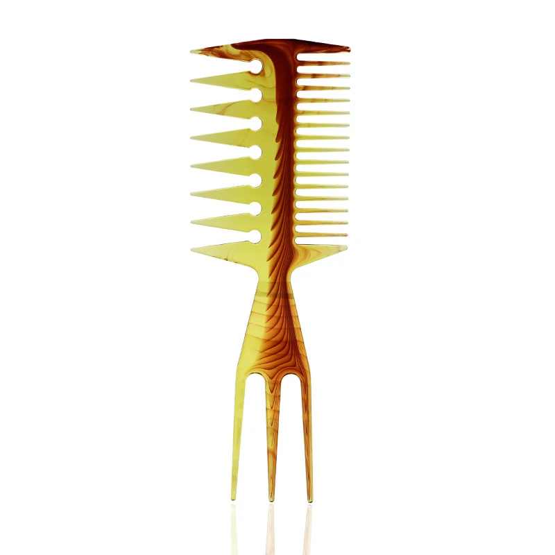 3 Use Wide Tooth Comb Hair Detangling Hairdressing Rake Comb Suitable
