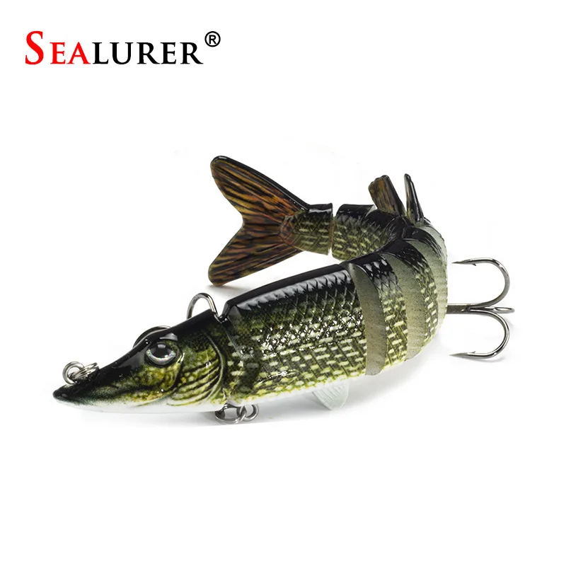 SEALURER 9 Segement искусственная щука рыболовные приманки 12 5 см 20 г иска муски Pesca
