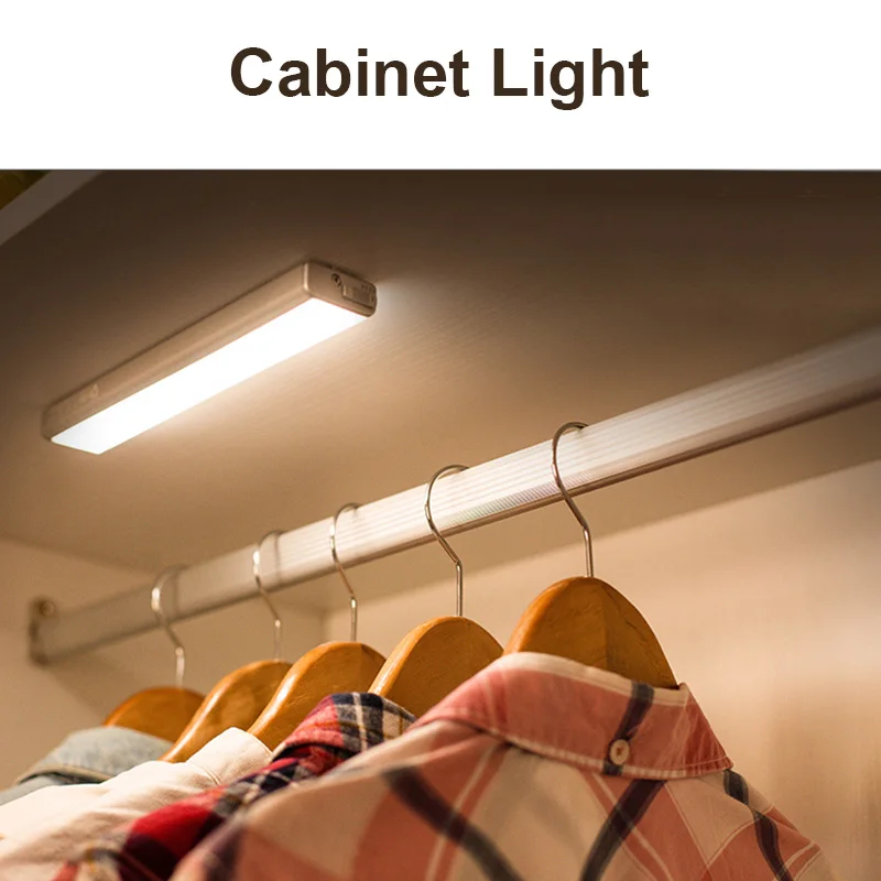cheap Aluminum Alloy COB Cabinet Light with Magnet for Camping Closet Bedroom ALI88