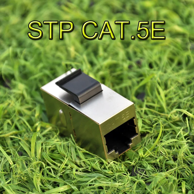 (4pcs/pack) RJ45 Cat.5e inline Coupler female shielded adapter for