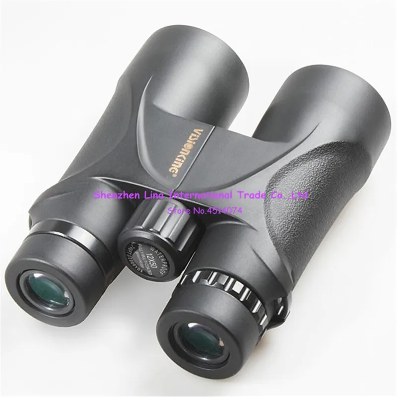

Visionking 12X50 Roof Green Film HD High Magnification Binoculars 12X Magnification Ridge Prism System BAK4 12X50F