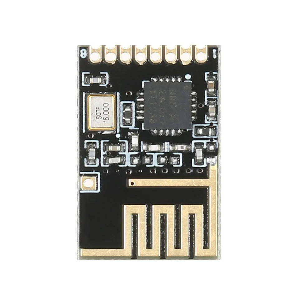 10 шт. беспроводной модуль приемопередатчика мини NRF24L01+ SMD 1,27 мм+ 2,4G беспроводной модуль приемопередатчика для Arduino