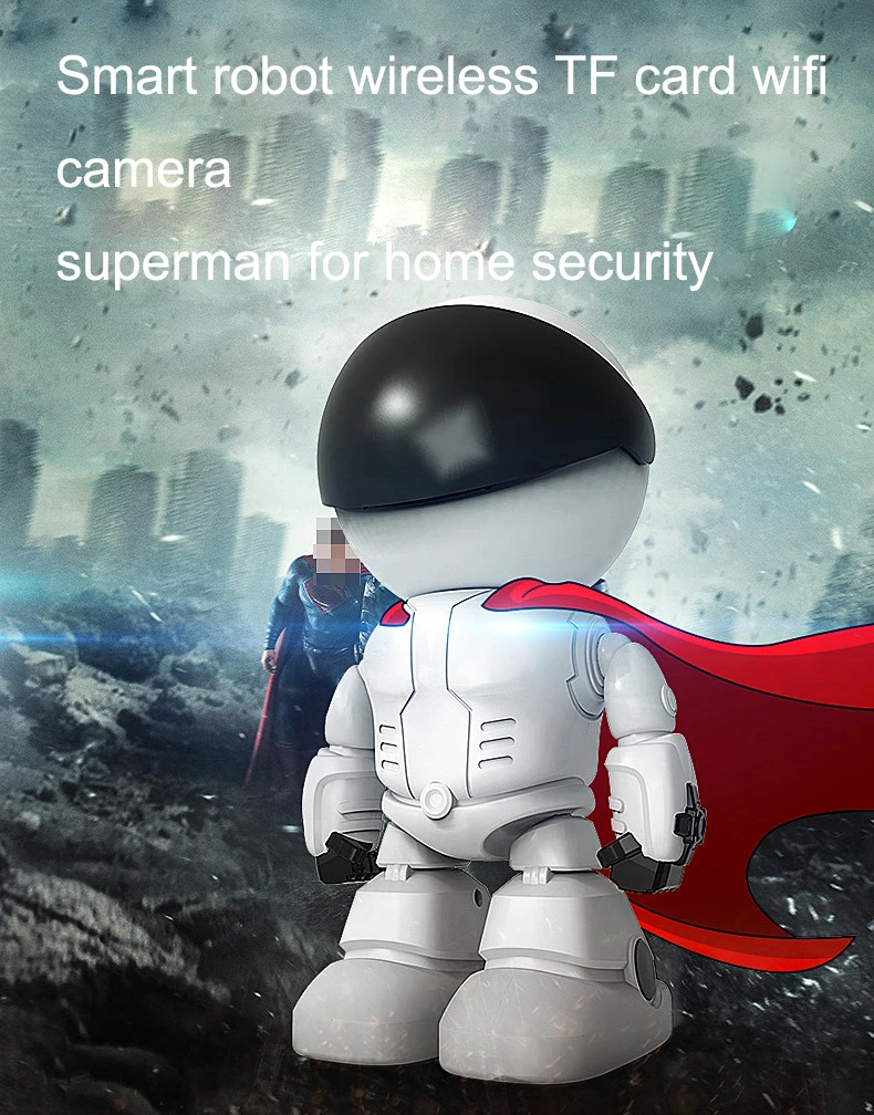 Беспроводной робот WIFI камера IP P2P CCTV детский монитор наблюдения HD H.264 объектив ИК