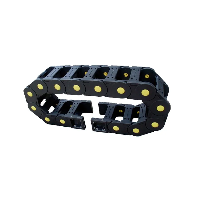 

JFLO 30x75 Reinforced nylon drag chain Bridge type engineering nylon towline tanks chain cable protection chain Free shipping