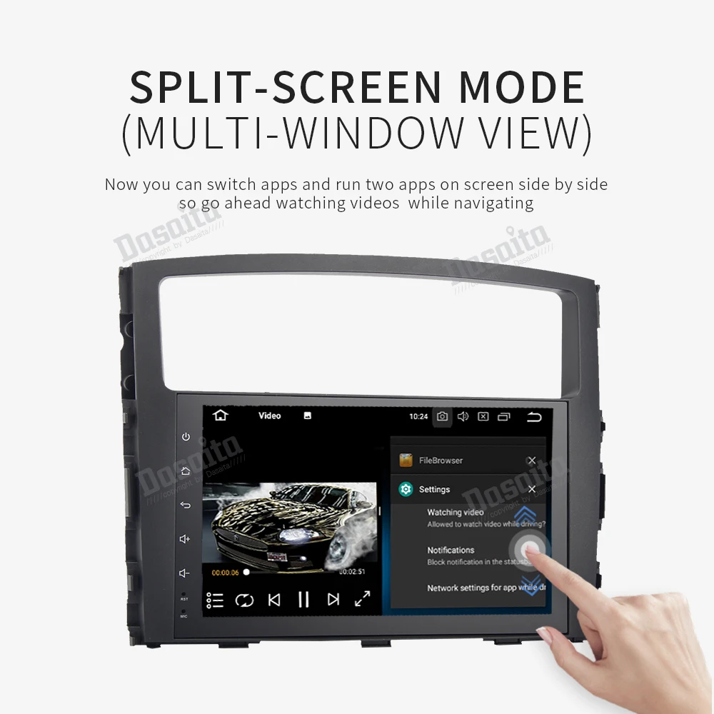 Flash Deal 9" ips Car 1 din Android 8.0 multimedia player for Mitsubishi Pajero V93 V97 2006-2013 Autoradio with 8-Core 4Gb+32Gb GPS wifi 1