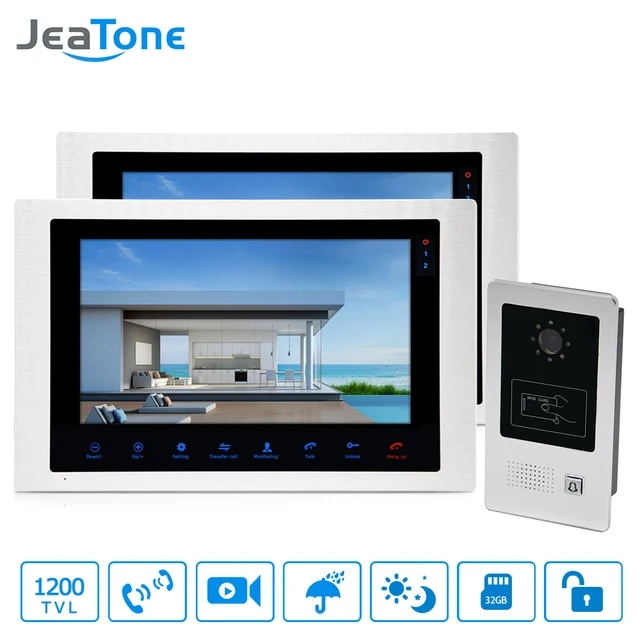 Special Price 4-Wired Video Door Phone Home Video Intercom Doorbell 10'' Monitor Intercom Outdoor Wide View Angle Call Panel + RFID Card 1-2 Special Price 4-Wired Video Door Phone Home Video Intercom Doorbell 10'' Monitor Intercom Outdoor Wide View Angle Call Panel + RFID Card 1-2