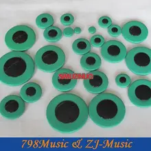 Высококачественный 25 шт зеленый профессиональный саксофон-альт кожаный коврик набор музыкальный инструмент профессиональный саксофон