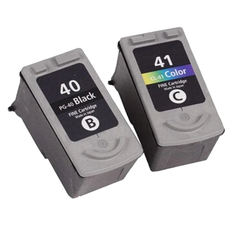 Set of PG 40 & CL 41 Ink Cartridge Replace For Pixma MP140 MP150 MP170 MP190 MP210 MP220 MP450