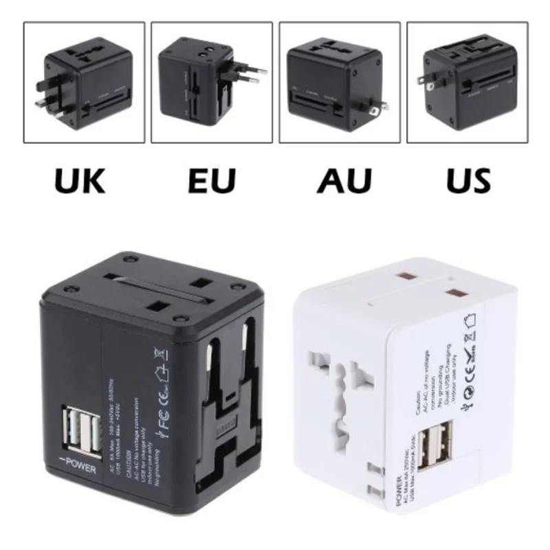 

Portable PC International Power Adapter for Durable Outdoor for Global Conversion Socket Travel Power Adapter Going Abroad