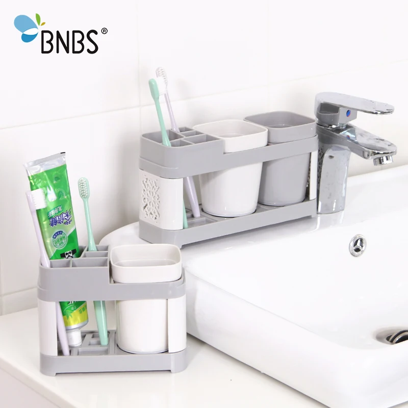 BNBS модный пористый держатель для зубной щетки семейный набор ванной зубная паста