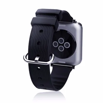 

38mm 42mm Silicone Outdoor Waterproof Watchband for Apple Watch Pin Buckle Men Women Watches Strap for iWatch Replace Bracelets