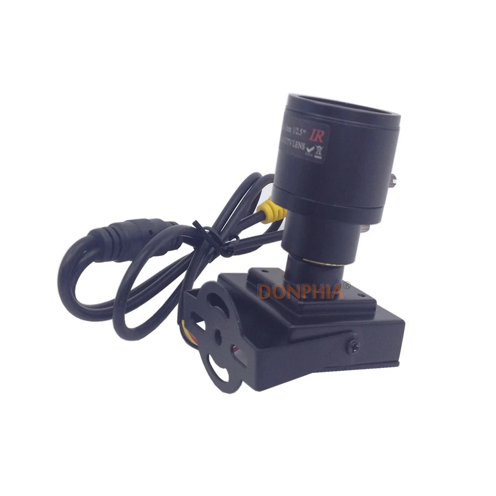  800tvl Varifocal Lens Mini Camera 2.8-12mm Adjustable Lens+RCA Adapter Security Surveillance CCTV C - 32299322406