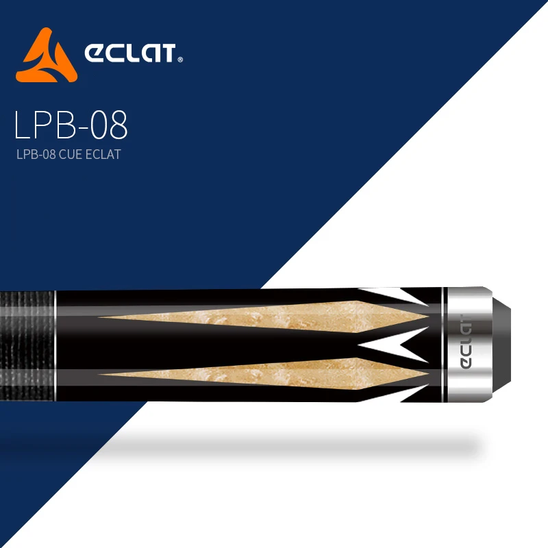 

ECLAT LPB-07-08 Pool Cue 1/2 Piece Pool Cue Stick 12.6 mm Tip Billiard Cue Professional Canadian Maple Technology High-end Stick