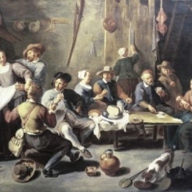 Interior of a Tavern  Willem van Herp I (1614-1677/Flemish)  Poster Print (18 x 24)