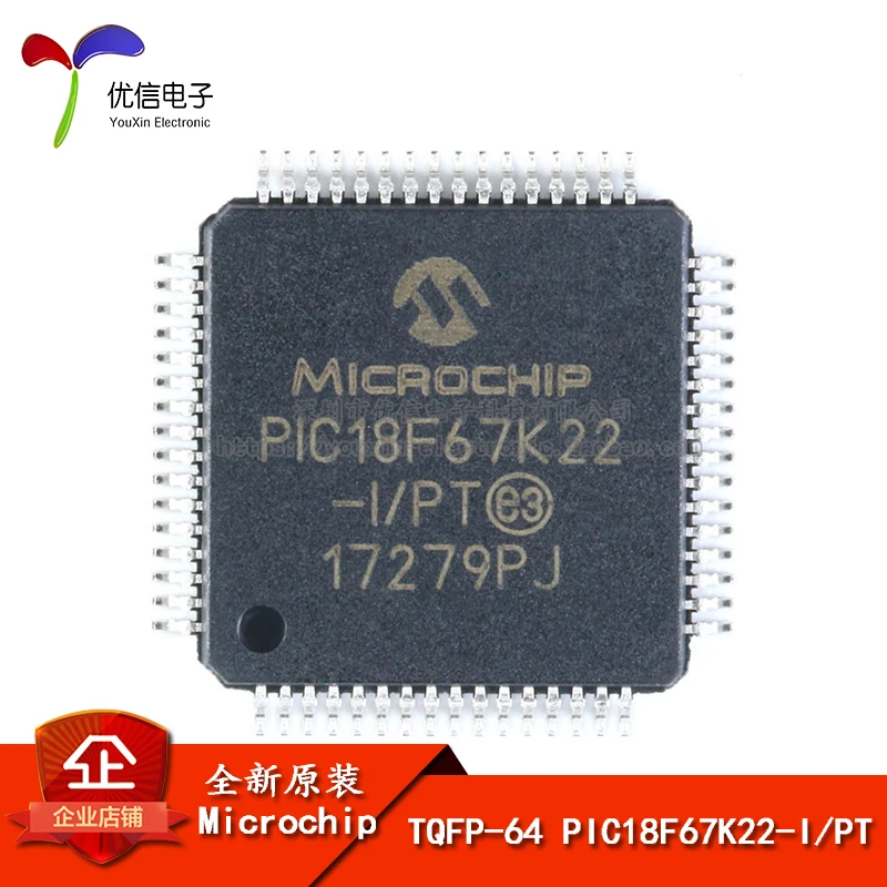 

Original genuine patch PIC18F67K22-I/PT TQFP-64 microcontroller /8 bit chip