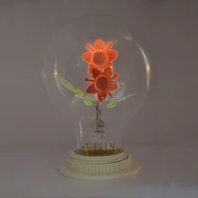 Edison Винтажный стиль подсолнухи W-filament лампа романтический декор Освещение кафе, бар, паб барный зал Кофейня прикроватная тумбочка для спальни