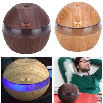 

Usb Humidfier mini Car Or Home Air Humidifier Led Wooden Aroma Diffuser Essential Oil Diffuser Aromatherapy Mist Maker