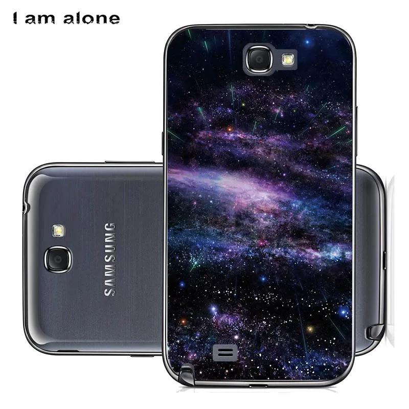 Чехлы для телефонов I am alone для samsung Galaxy Note 2 II N7100, 5,5 дюймов, жесткий пластиковый пакет, Модный Цветной Чехол для мобильного телефона - Цвет: PC U28