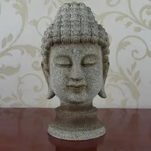 Пост Мода Ретро Смола город домашний набор головы Будды Настольная Композиция офисный Рабочий стол для учебы