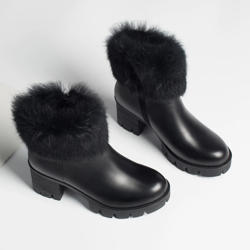 Женские сапоги до середины икры на натуральном меху|ladies leather boots|leather bootswarm winter boots |