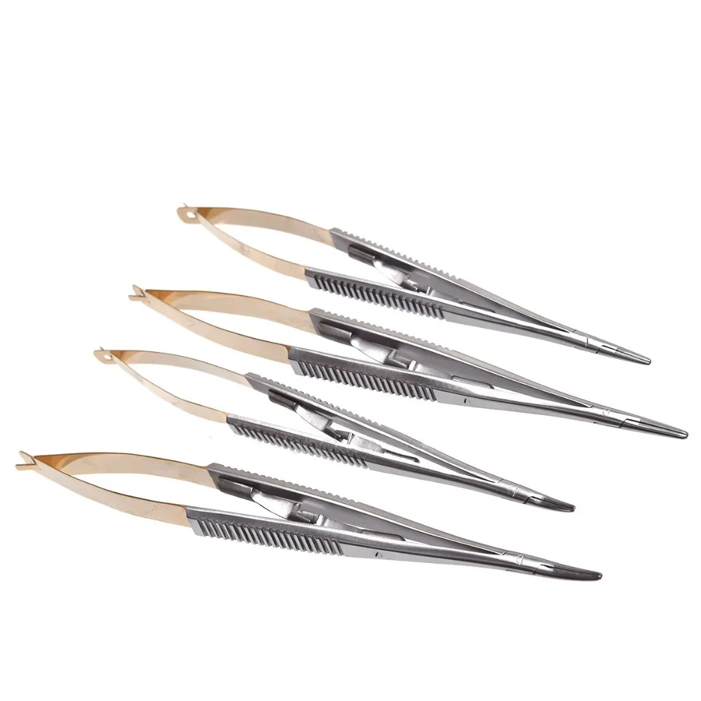 

1pc Surgical Dental Orthodontic Implant Castroviejo Needle Holders 14cm and 16cm CE Tool / Straight / Curved