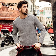 SIMWOOD 2016 Neue Herbst Winter Casual Pullover Männer Mode Pullover Gestrickte Oansatz mode MY2040