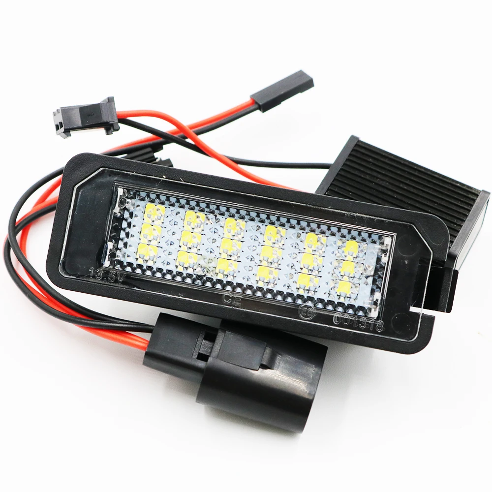 

YSY 1pair Canbus LED Car Signal Lamp 18 SMD Chips LED Licence Plate Light Number Plate Lamp For VW/Golf 4/5/6/Passat/Polo