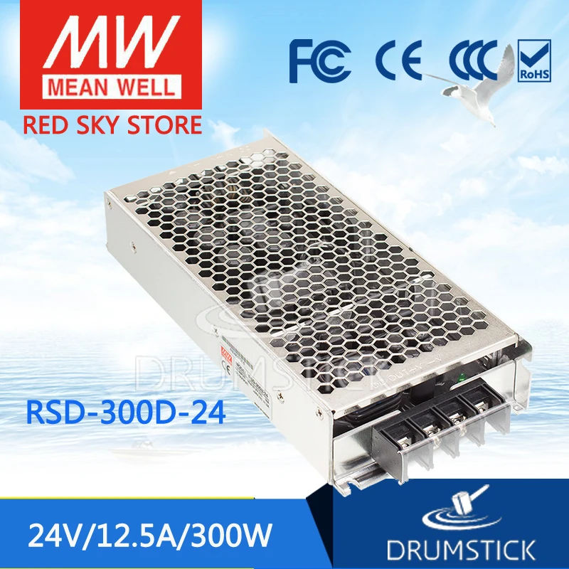 

MEAN WELL RSD-300D-24 24V 12.5A meanwell RSD-300 24V 300W Railway Single Output DC-DC Converter
