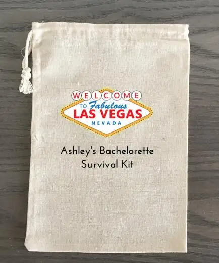 Индивидуальный Vegas welcome Набор для выздоровления свадебного душа подарочные сумки