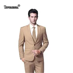 Y531 мужской свадебный костюм мужской Slim Fit 2 шт костюмы на одной пуговице многоцветный Свадебный Смокинг terno masculino bestman костюм