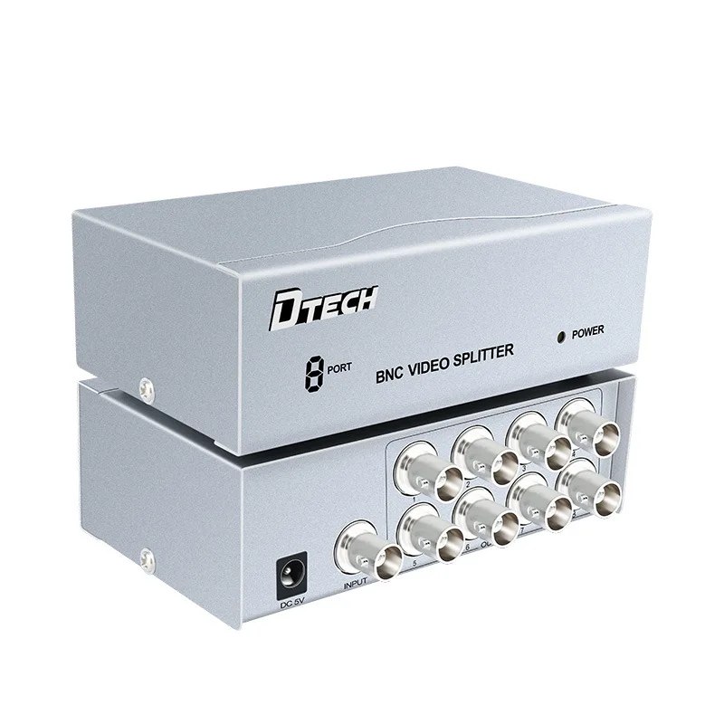

DT-7108 BNC splitter 1 minute 8 one into four eight distributors video one minute four monitor HD