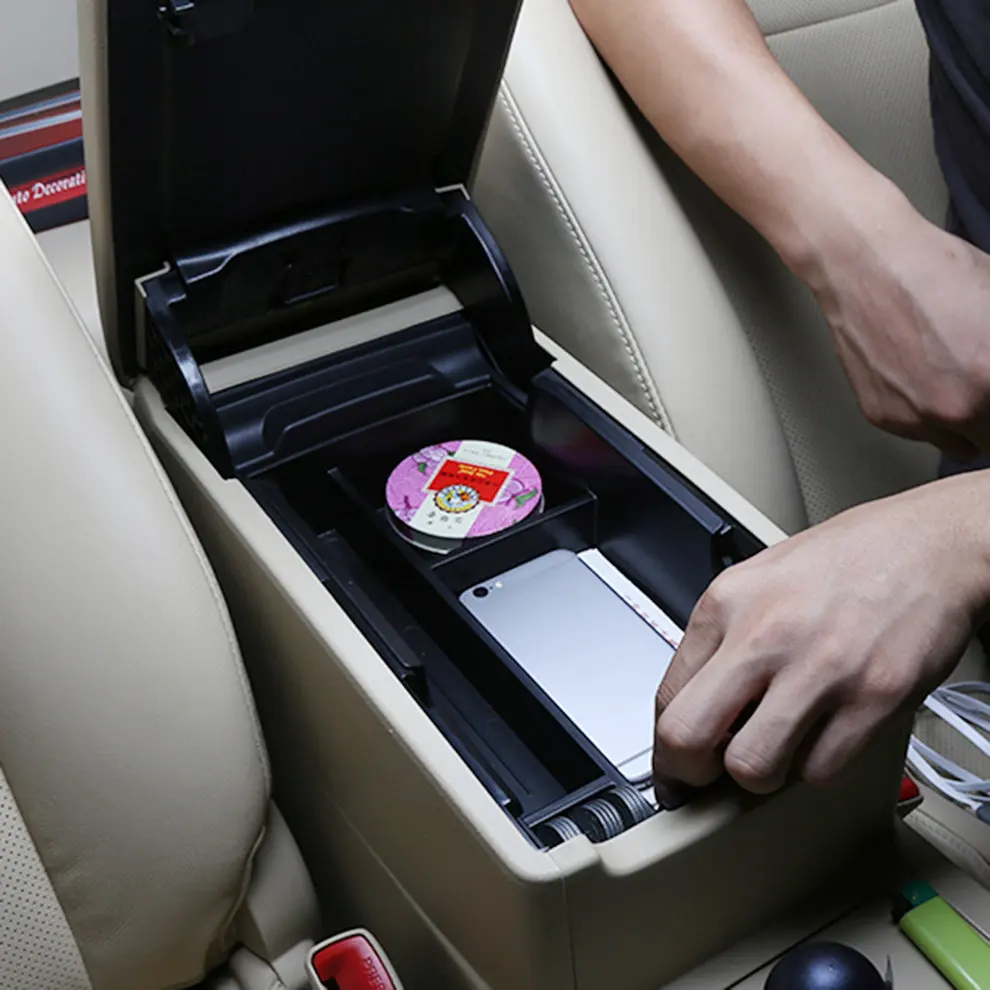 

Car Organizer Central Armrest Box Container Tray Accessories Upgrade Style Storage For Camry Car Styling