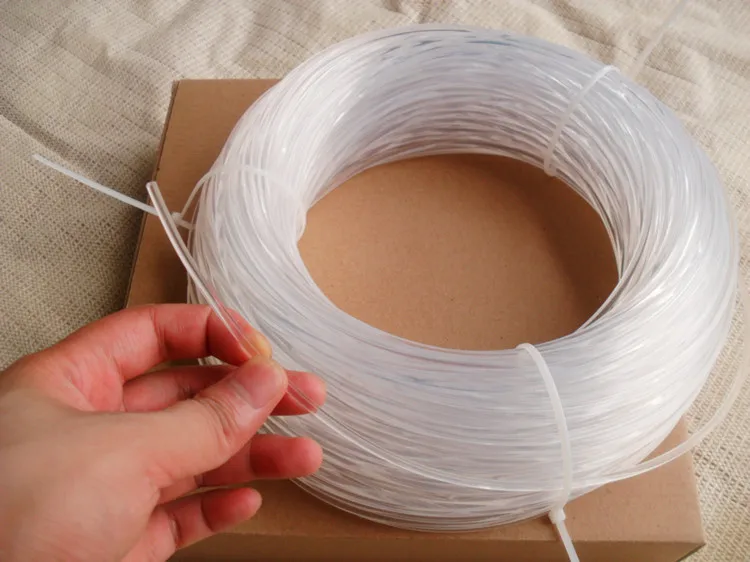 

[Seven Neon]free shipping wholesale 3mm diameter 100meters/roll PMMA fiber optic cable side glow for engie decoration lighting