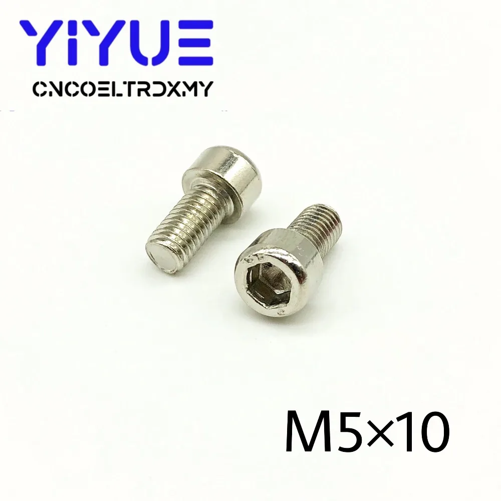 10pcs M5 M6 M8 DIN912 Hexagon Socket Head Cap Screws Inner Hex Socket Bicycle Bolt (8)