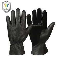 OZERO, мужские рабочие перчатки, кожа, натуральная козья кожа, защитная одежда, безопасные рабочие, ремонтник, гаражные гоночные перчатки 5021