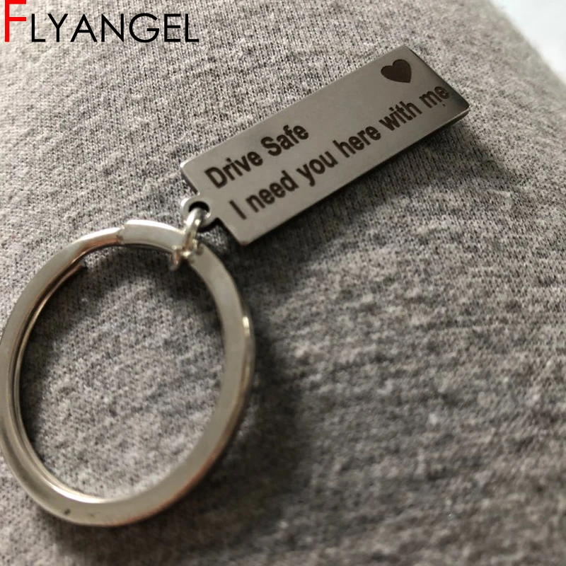 

FLYANGEL Stamped Keychain High Quality Keyring Car Key Tag Key Holder Jewelry Gifts 24 FR keychains, 1 DE keychain, 1 necklace