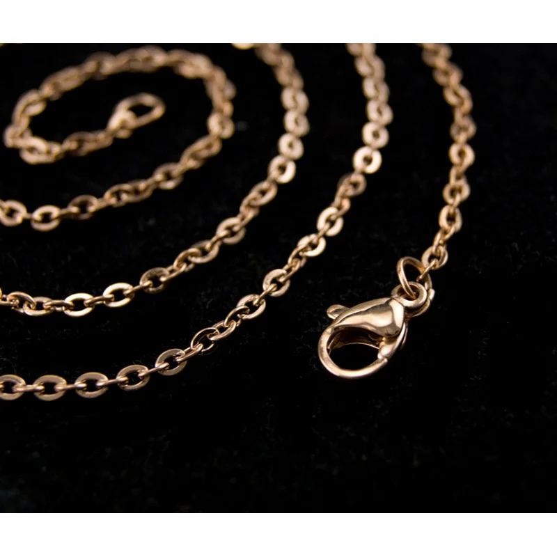 DIY-woman-gold-chain-necklace-Jewelry-making-2mm-ROLO-Chains-bulk-necklace-Stainless-Steel-Customize-not (3)