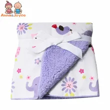 Новое Детское одеяло s уплотненное Двухслойное Коралловое флисовое детское пеленание Bebe конверт коляска обертывание постельное белье для новорожденных малышей одеяло