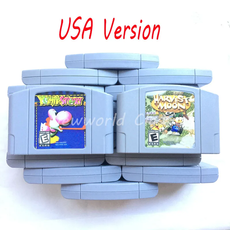 Yoshis Story Harvest Kart вечерние 123 Bros. Американская версия NTSC на английском языке для