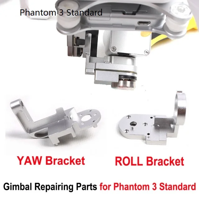 

Standard Gimbal Yaw Arm Replacement CNC Aluminum YAW Bracket ROLL Bracket Gimbal Repairing Parts for DJI Phantom 3 Standard