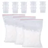 100pc S/M/L Plastic Disposable Microblading Tattoo Ink Cups Permanent Makeup Pigment Clear Holder Container Cap Tattoo Accessory 5
